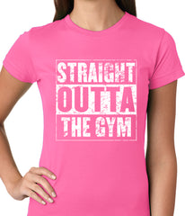 Straight Outta The Gym Ladies T-shirt
