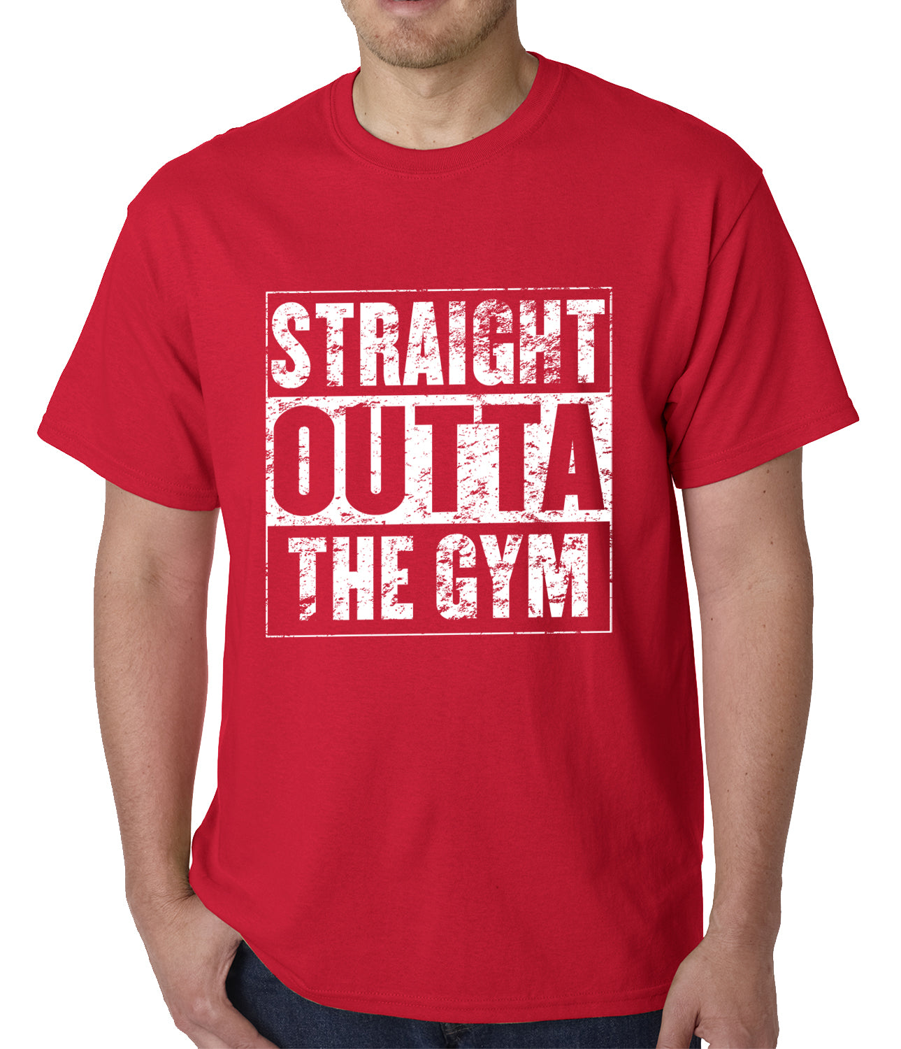 Straight Outta The Gym Mens T-shirt