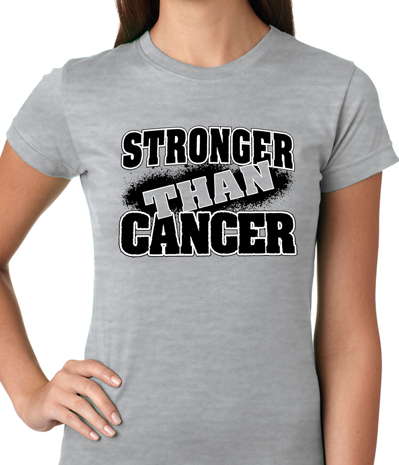 Stronger Than Cancer Ladies T-shirt