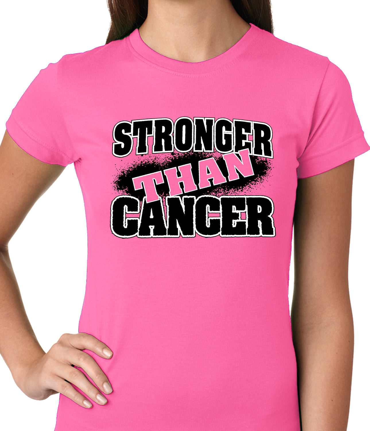 Stronger Than Cancer Ladies T-shirt