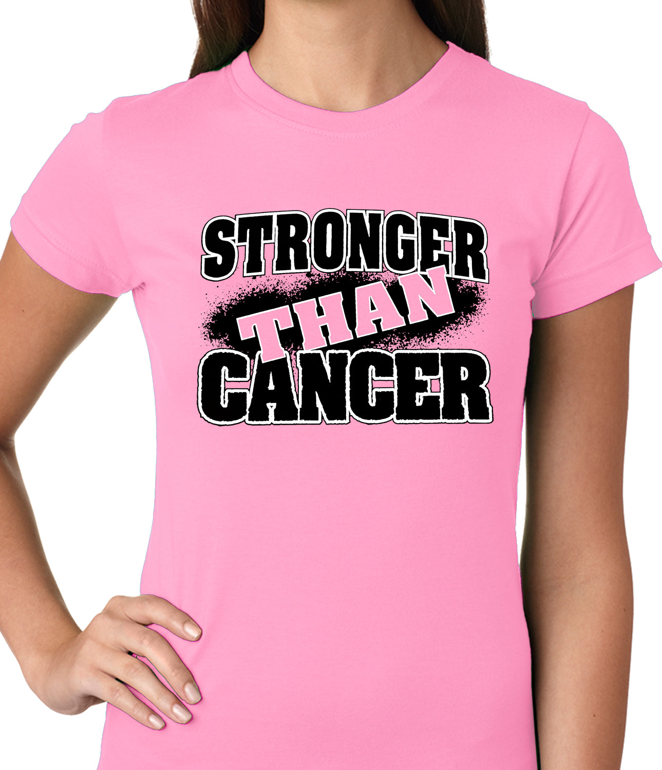 Stronger Than Cancer Ladies T-shirt