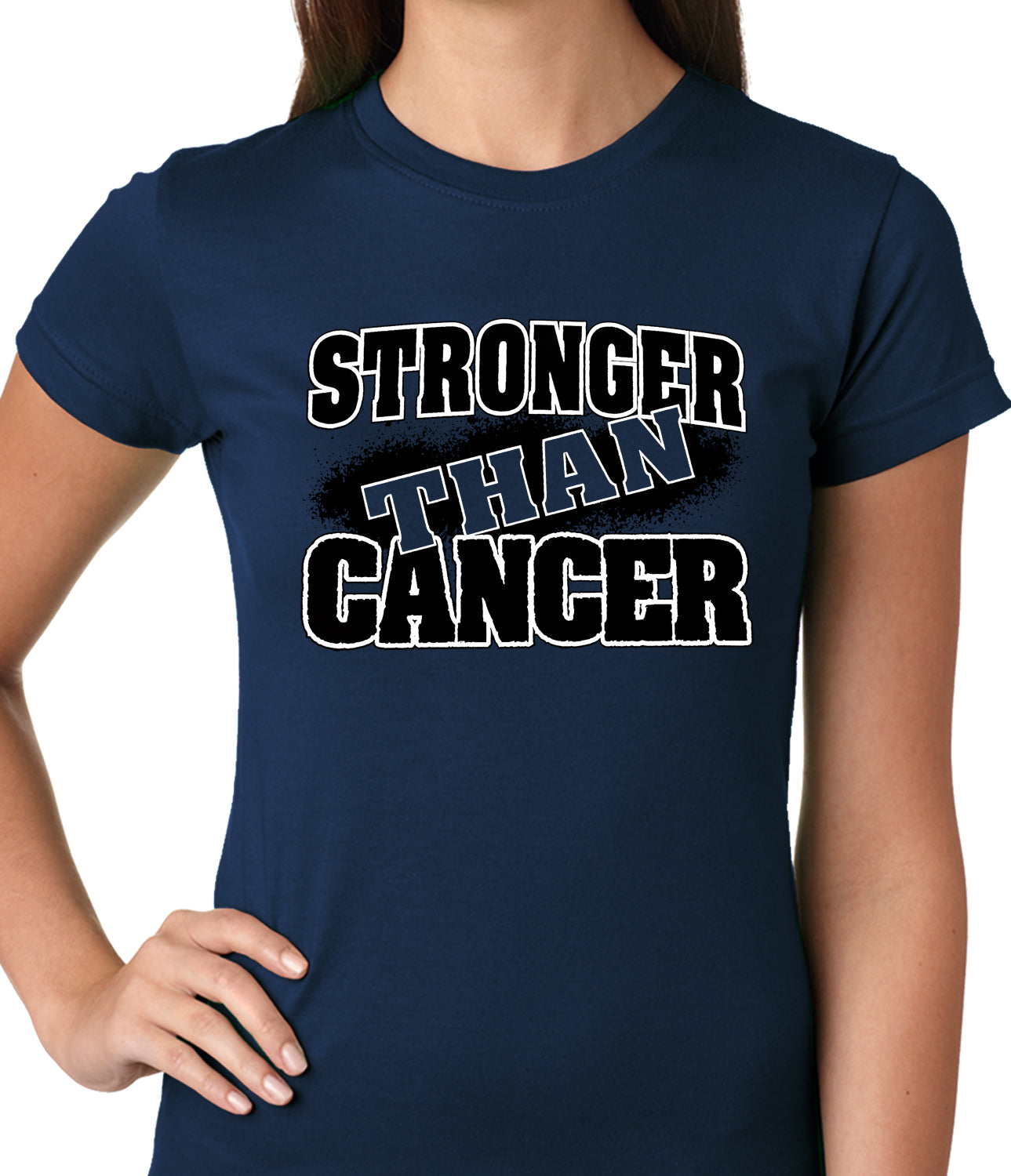 Stronger Than Cancer Ladies T-shirt