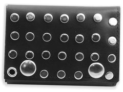 Studded Premium Leather Chain Wallet