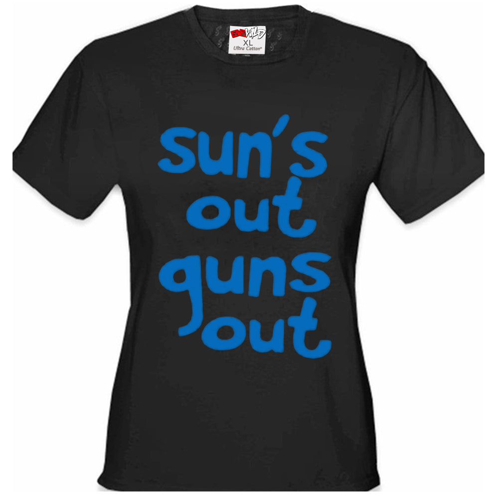 Sun's Out Guns Out Girl's T-Shirt