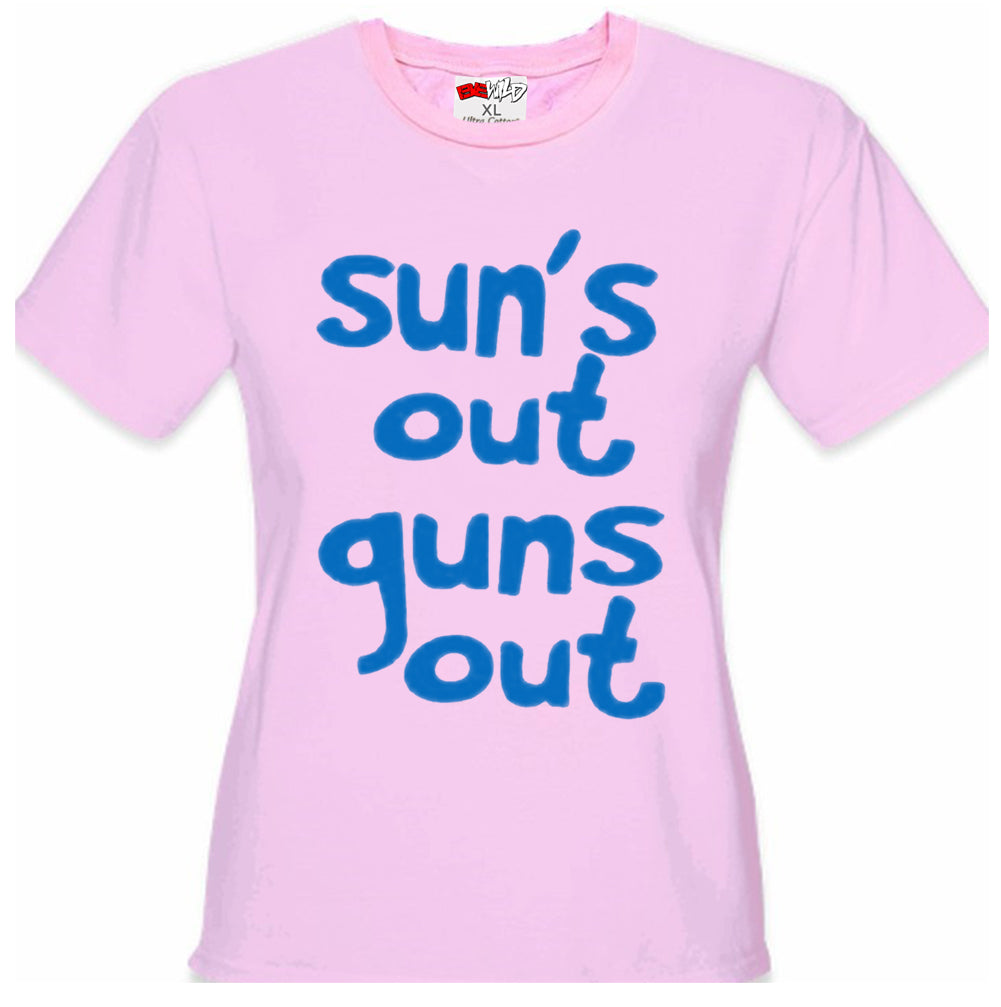 Sun's Out Guns Out Girl's T-Shirt