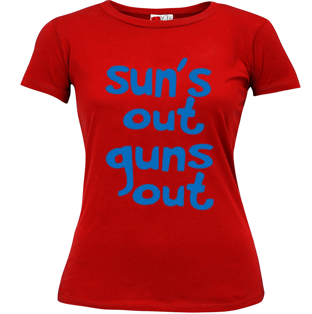 Sun's Out Guns Out Girl's T-Shirt