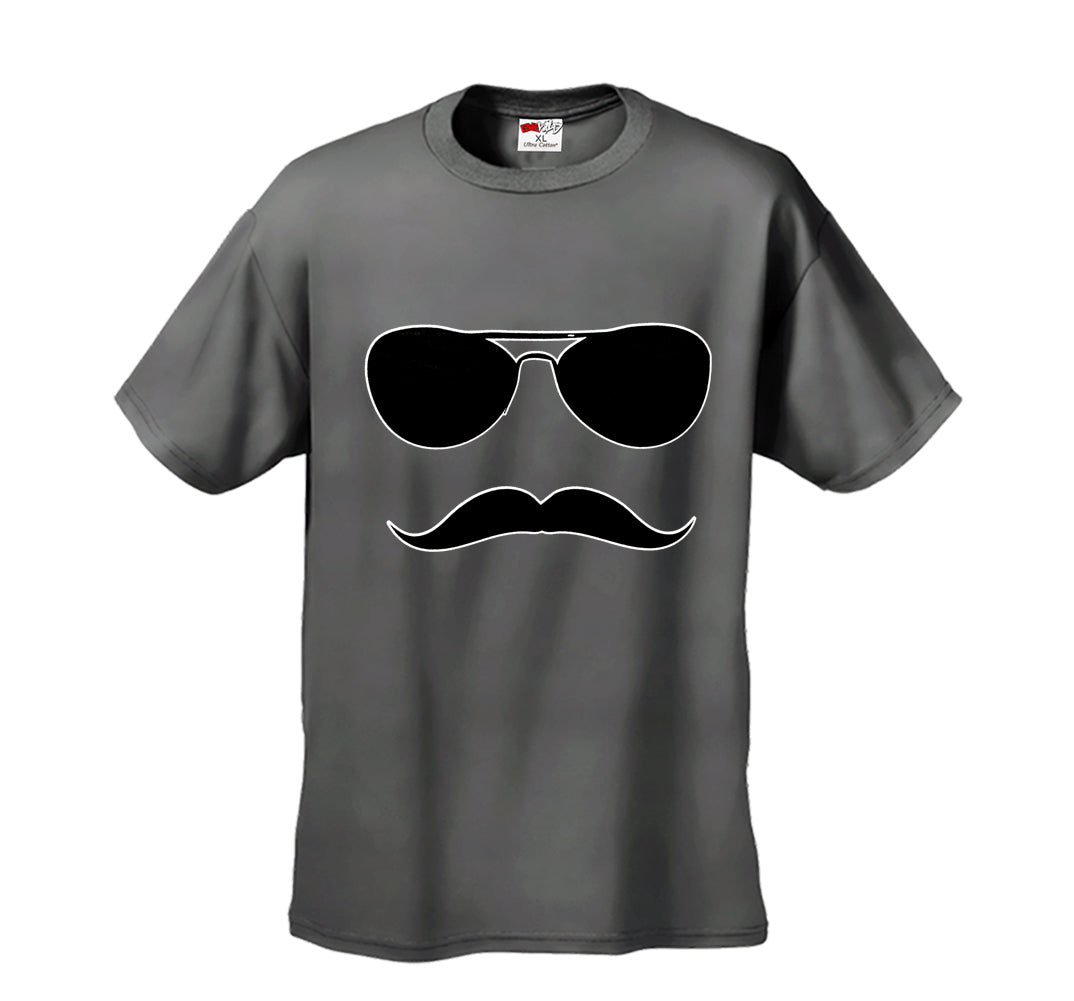 Sunglasses Mustache Men's T-Shirt