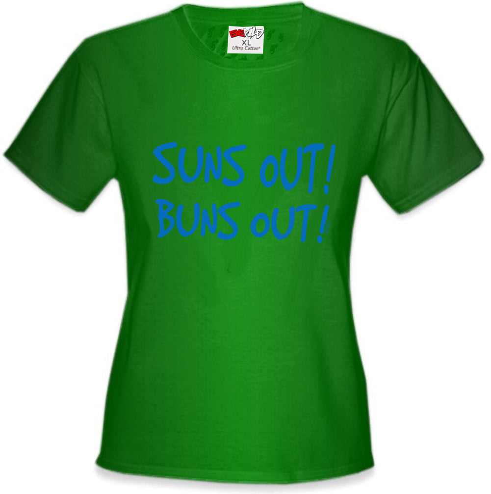 Suns Out Buns Out Girl's T-Shirt