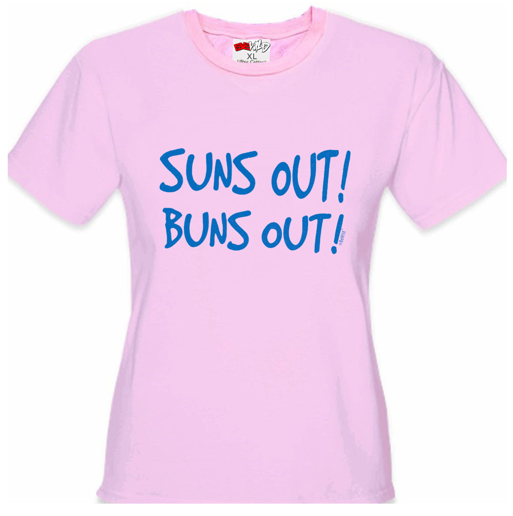 Suns Out Buns Out Girl's T-Shirt