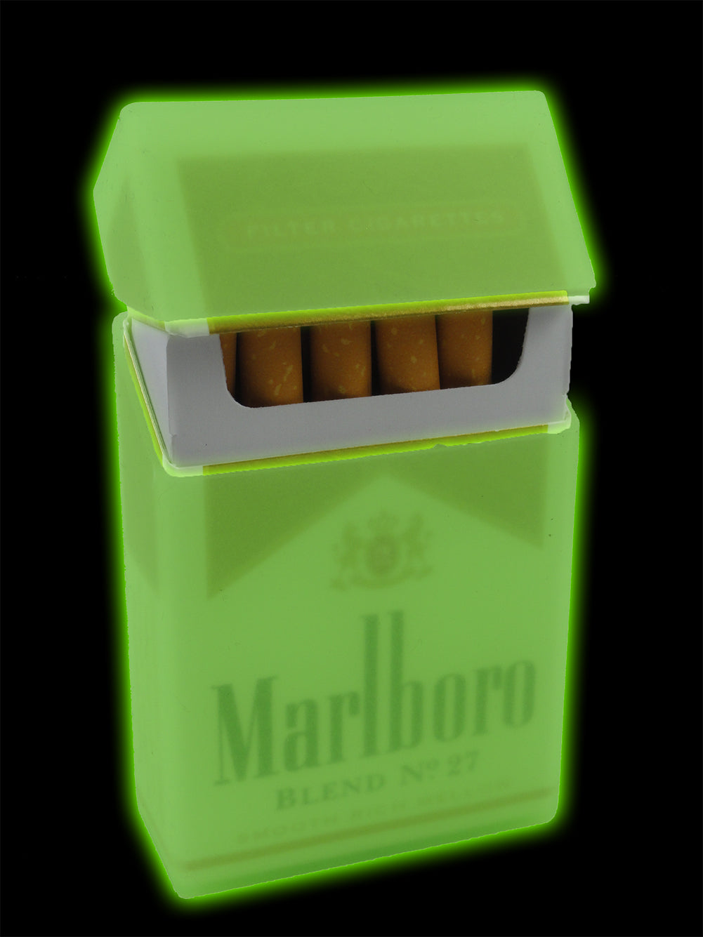 Super Glow In The Dark Cigarette Case ( Regular Size & 100's )