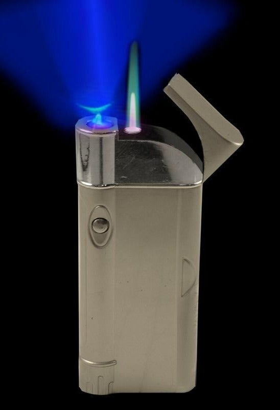 Super Slim BLUE LED Torch Lighter