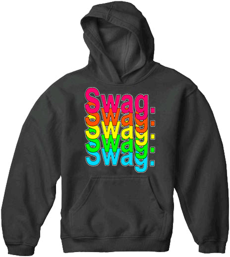 Swag Multi-Color Neon Adult Hoodie