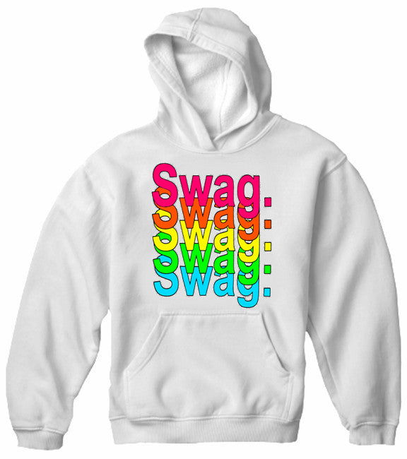 Swag Multi-Color Neon Adult Hoodie