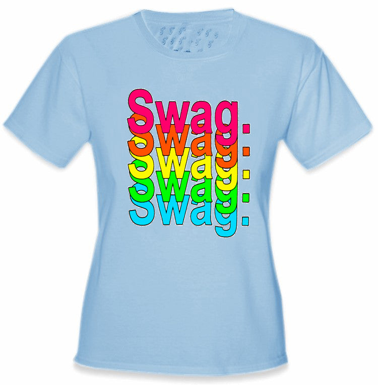 Swag Multi-Color Neon Girl's T-Shirt