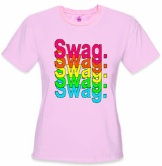 Swag Multi-Color Neon Girl's T-Shirt