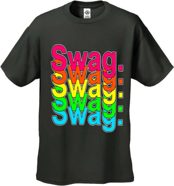 Swag Multi-Color Neon Men's T-Shirt