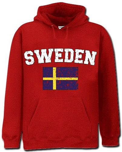 Sweden Vintage Flag International Hoodie
