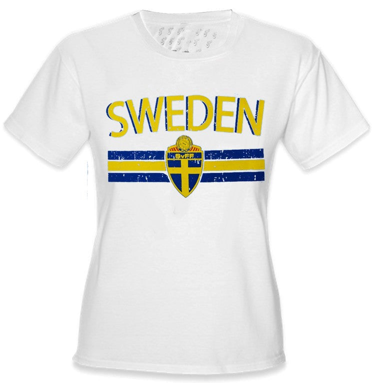 Sweden Vintage Shield International Girls T-Shirt