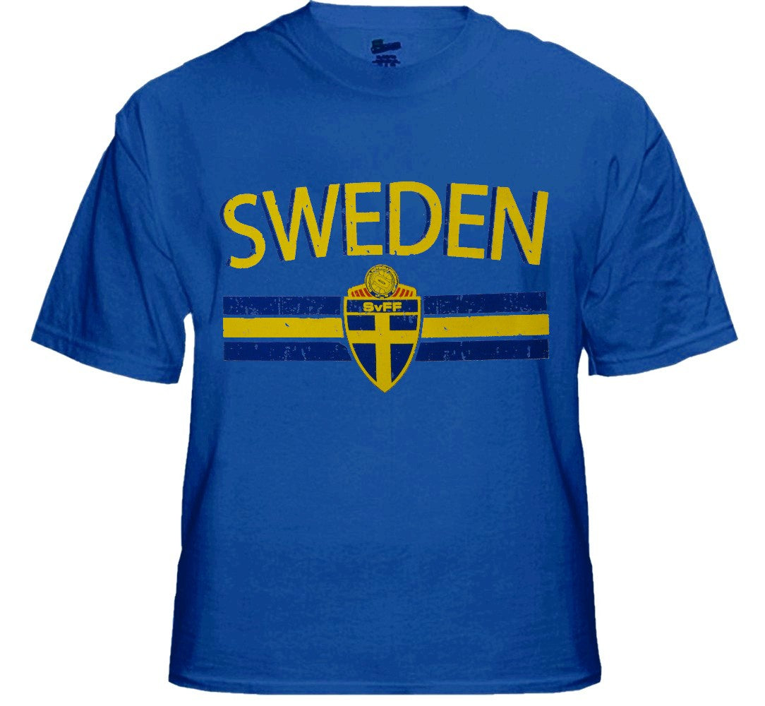 Sweden Vintage Shield International Mens T-Shirt