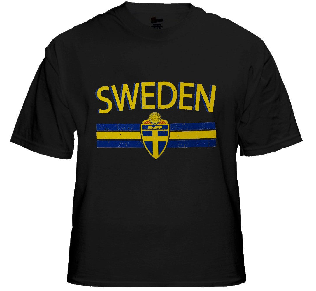 Sweden Vintage Shield International Mens T-Shirt
