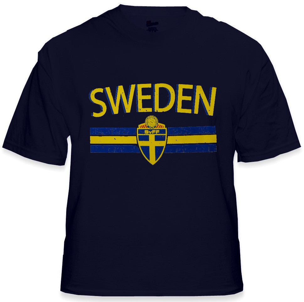 Sweden Vintage Shield International Mens T-Shirt