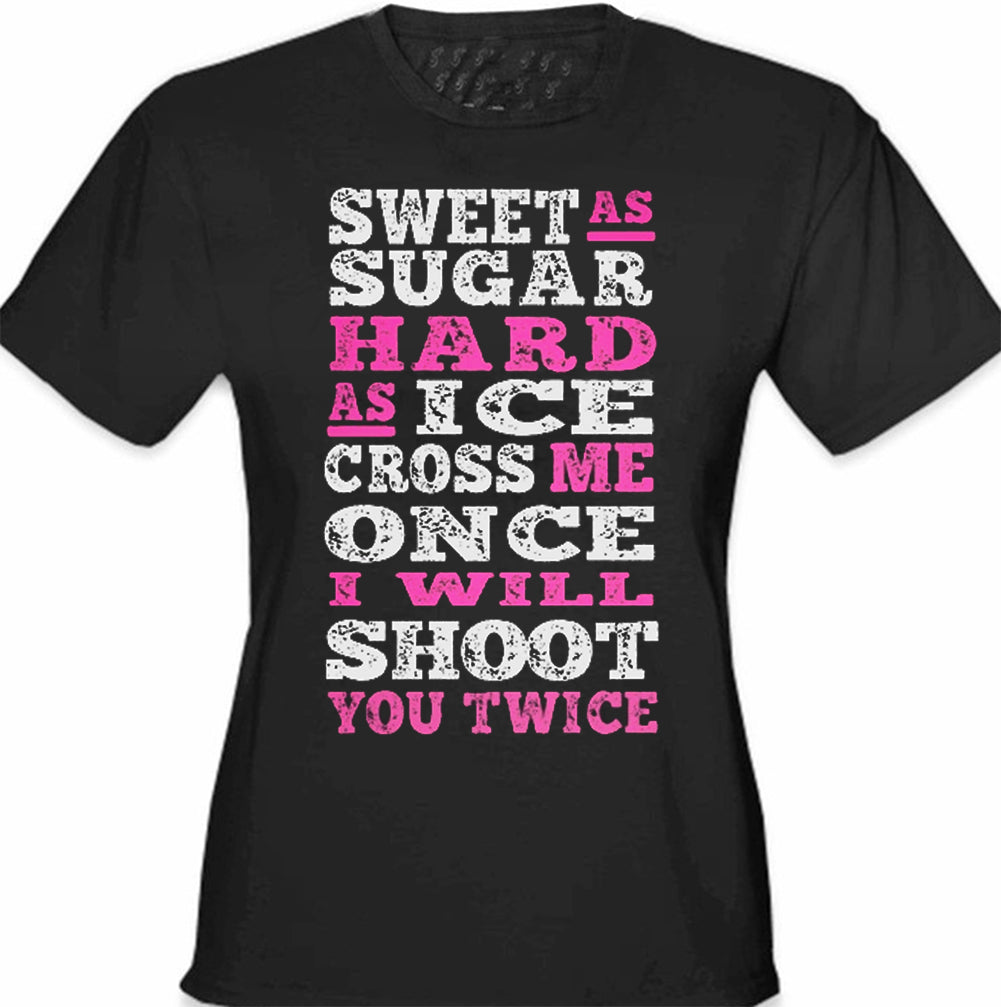Sweet As Sugar Hard As Ice Girl's T-Shirt