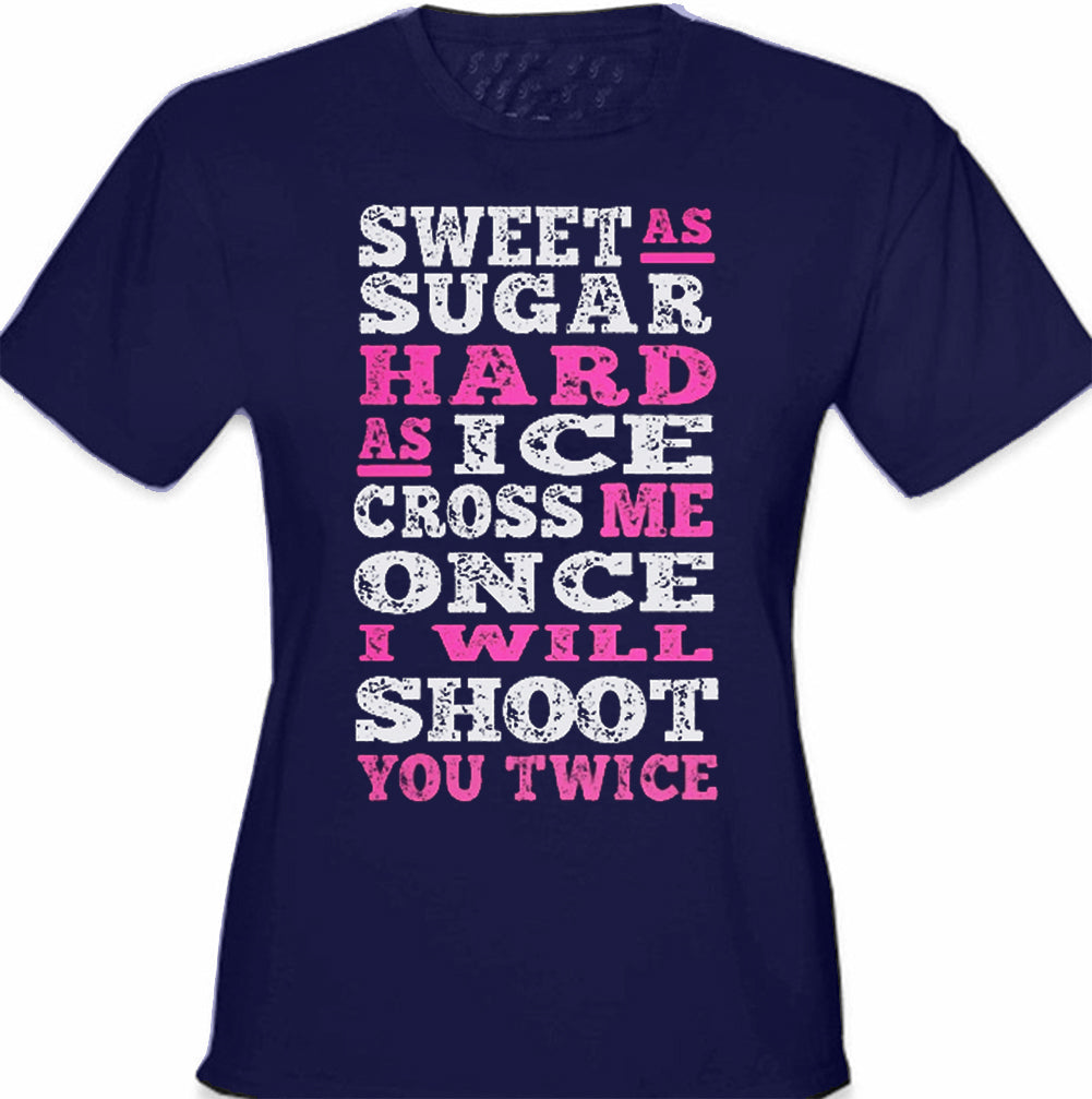 Sweet As Sugar Hard As Ice Girl's T-Shirt