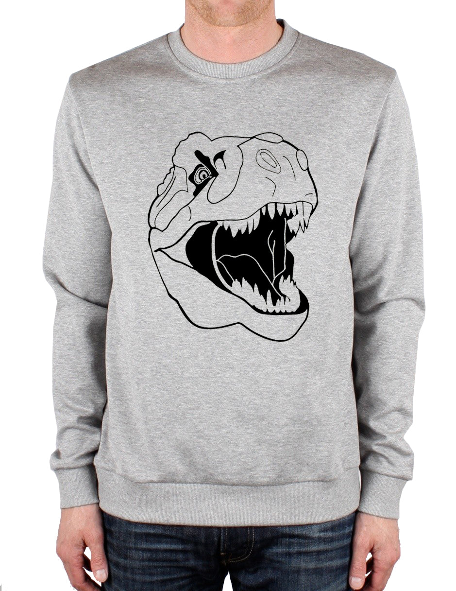 T-REX Head Crew Neck Sweatshirt