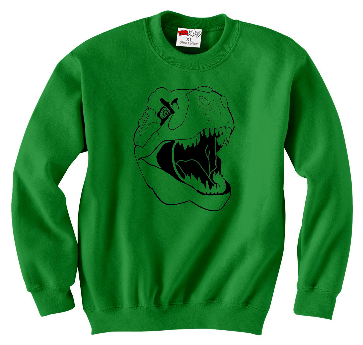 T-REX Head Crew Neck Sweatshirt