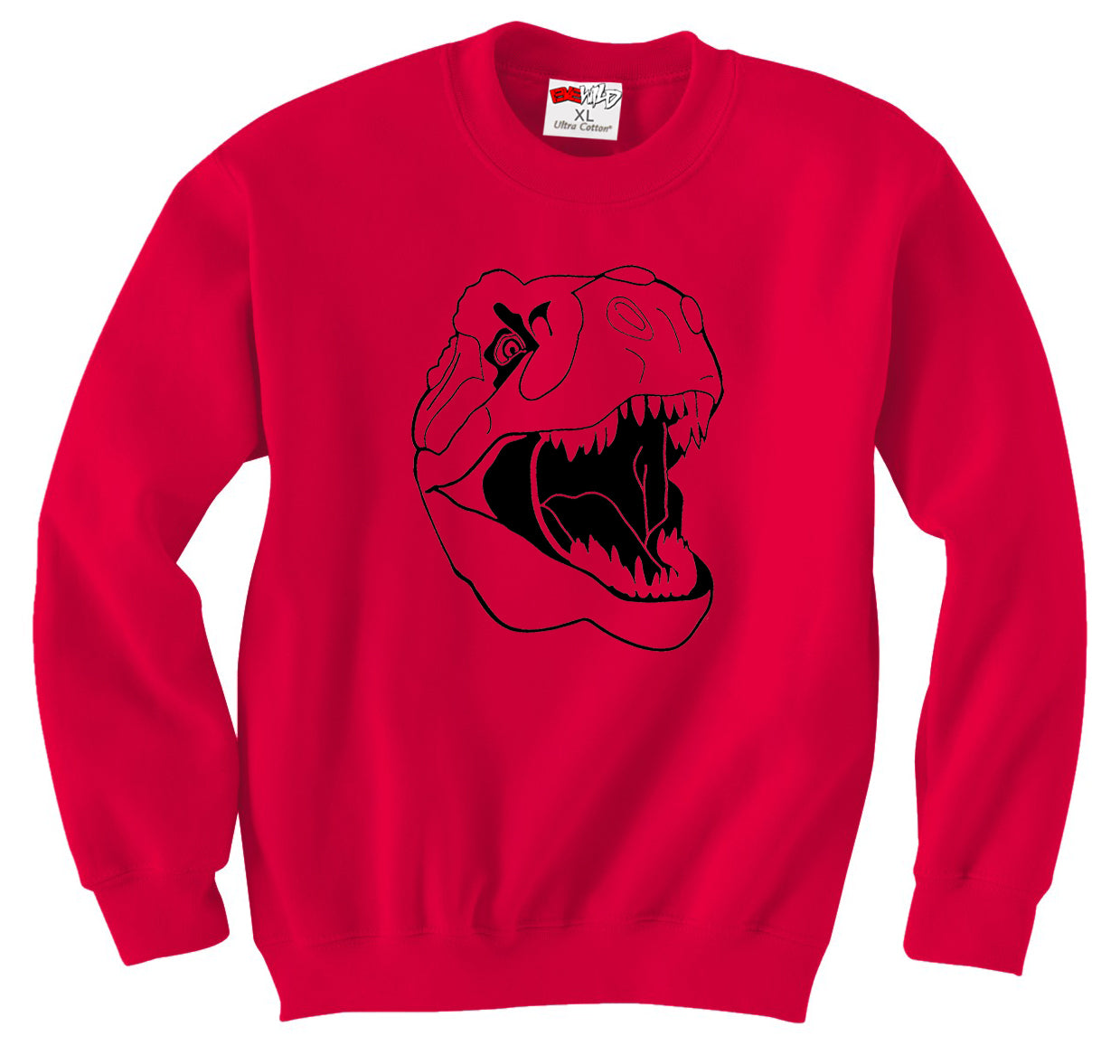 T-REX Head Crew Neck Sweatshirt
