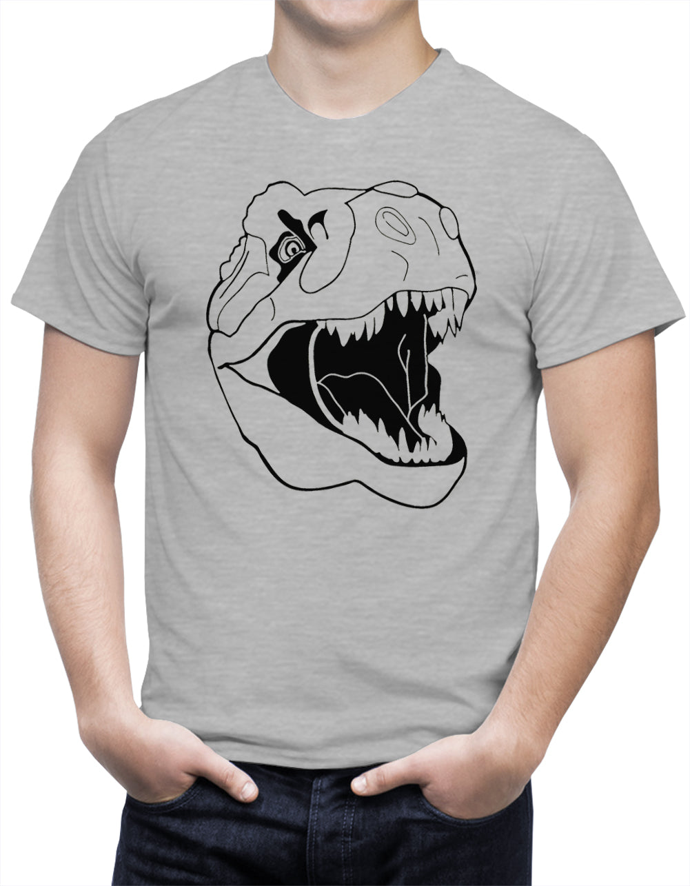 T-REX Head Men's T-Shirt
