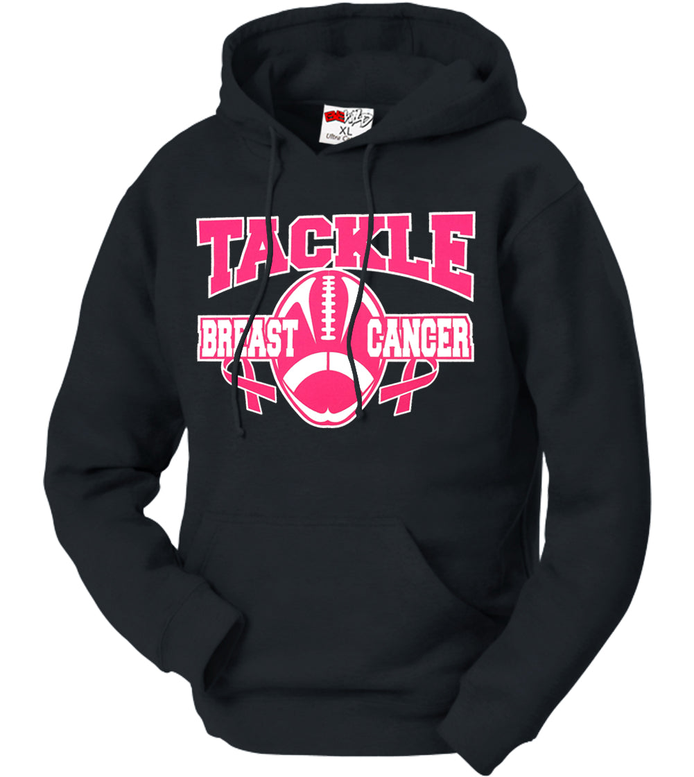 Tackle Breast Cancer Adult Hoodie
