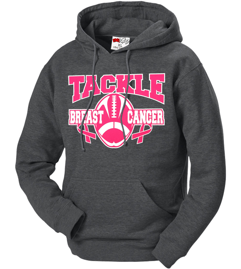 Tackle Breast Cancer Adult Hoodie