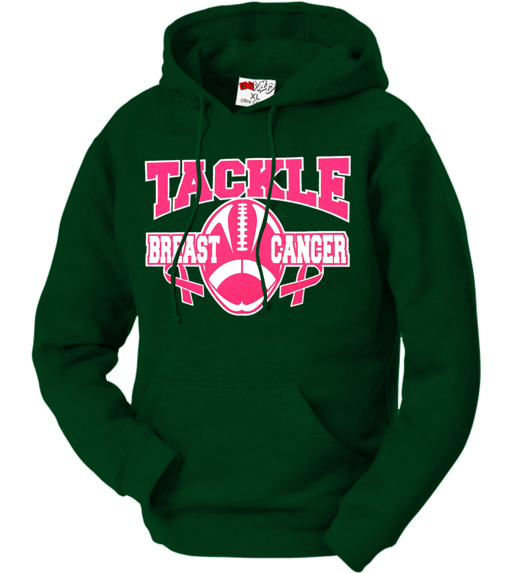 Tackle Breast Cancer Adult Hoodie