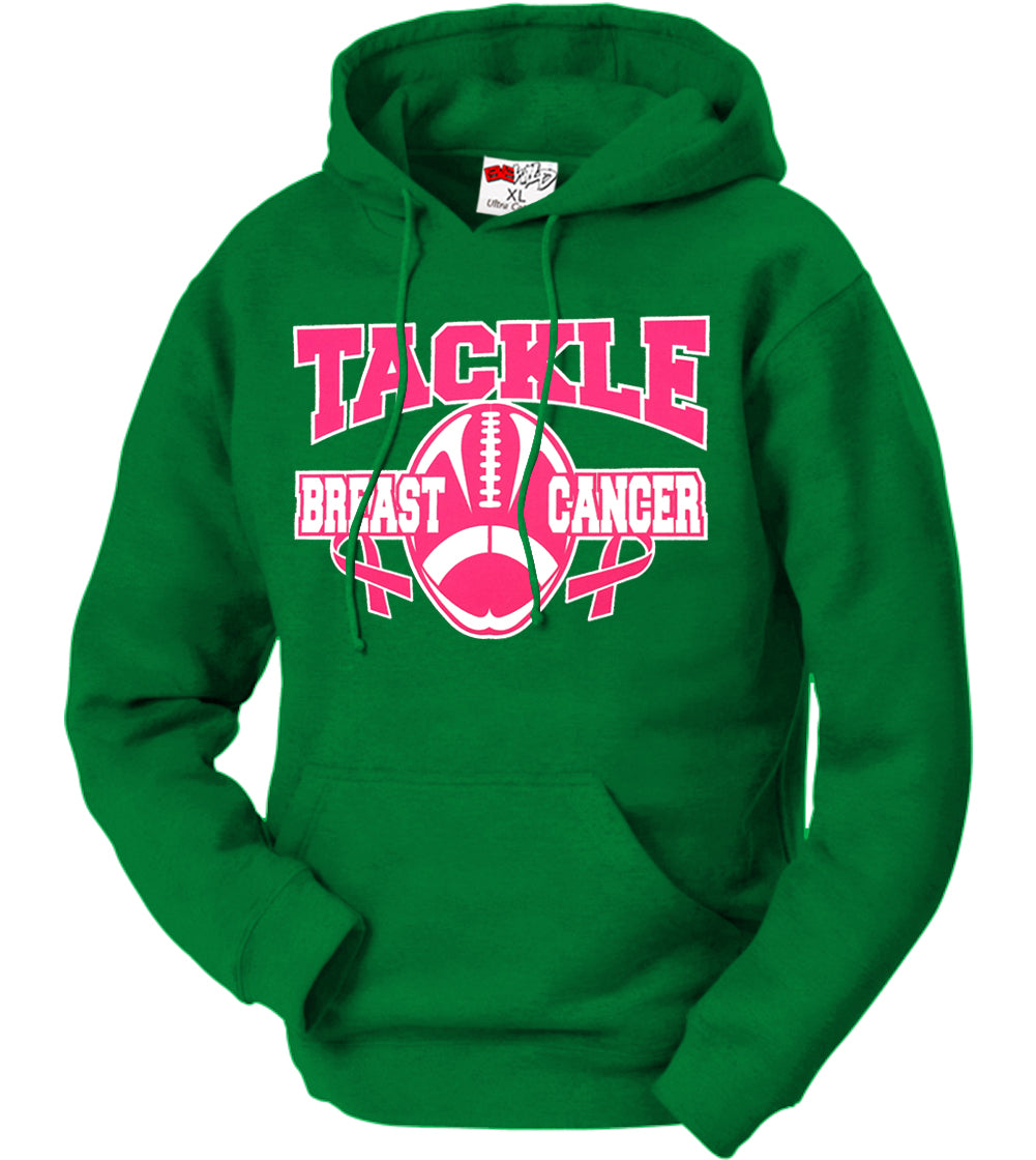 Tackle Breast Cancer Adult Hoodie