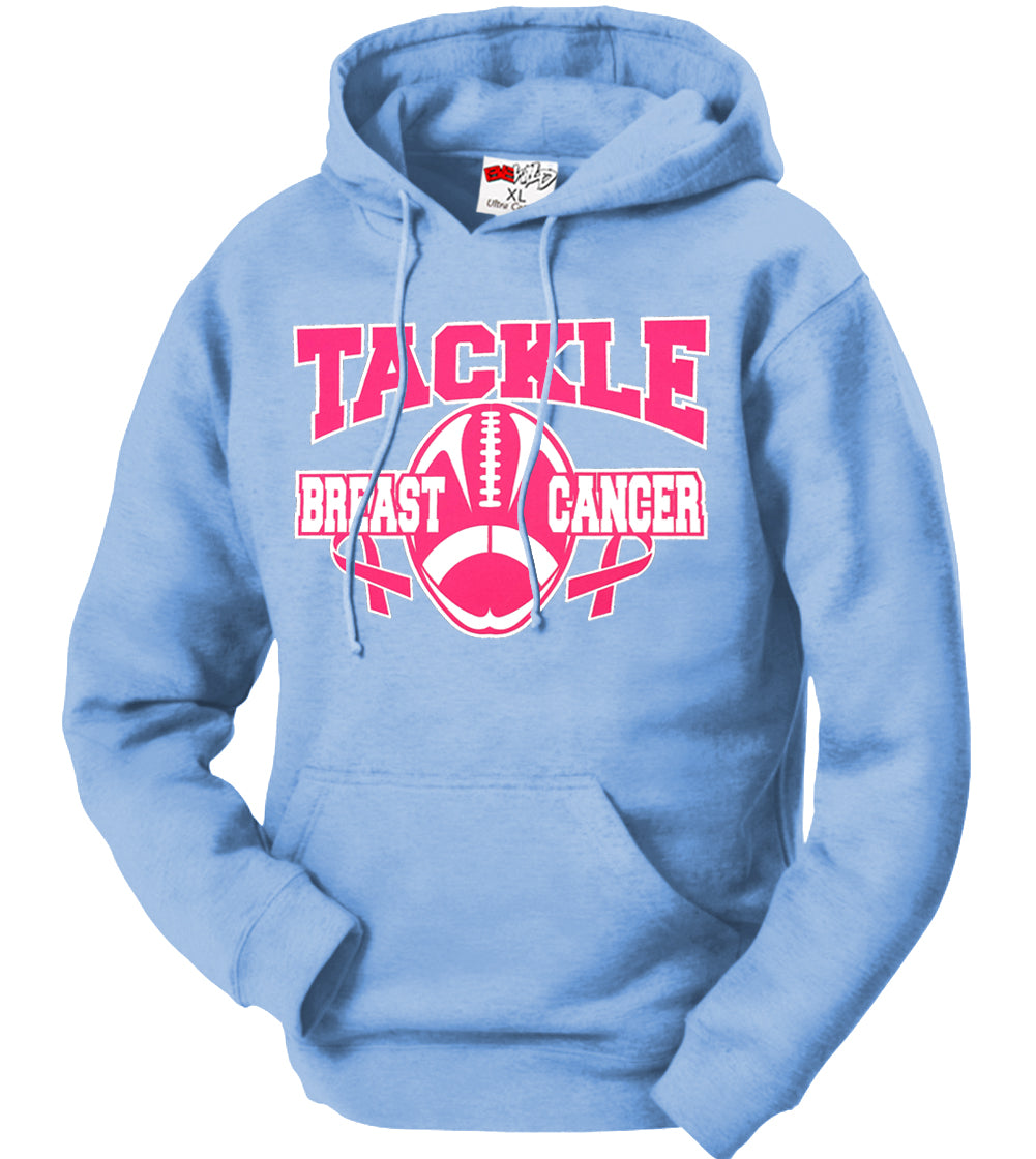 Tackle Breast Cancer Adult Hoodie