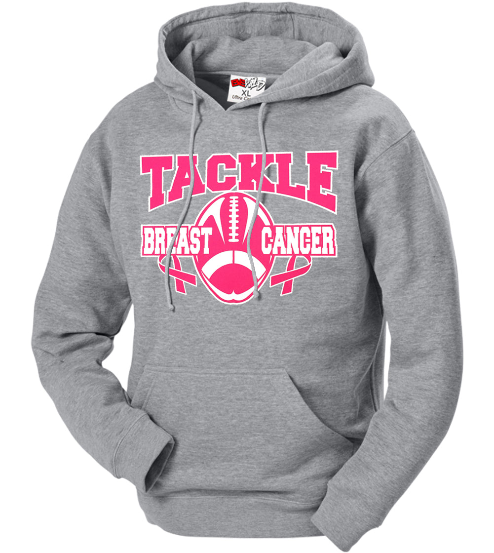 Tackle Breast Cancer Adult Hoodie