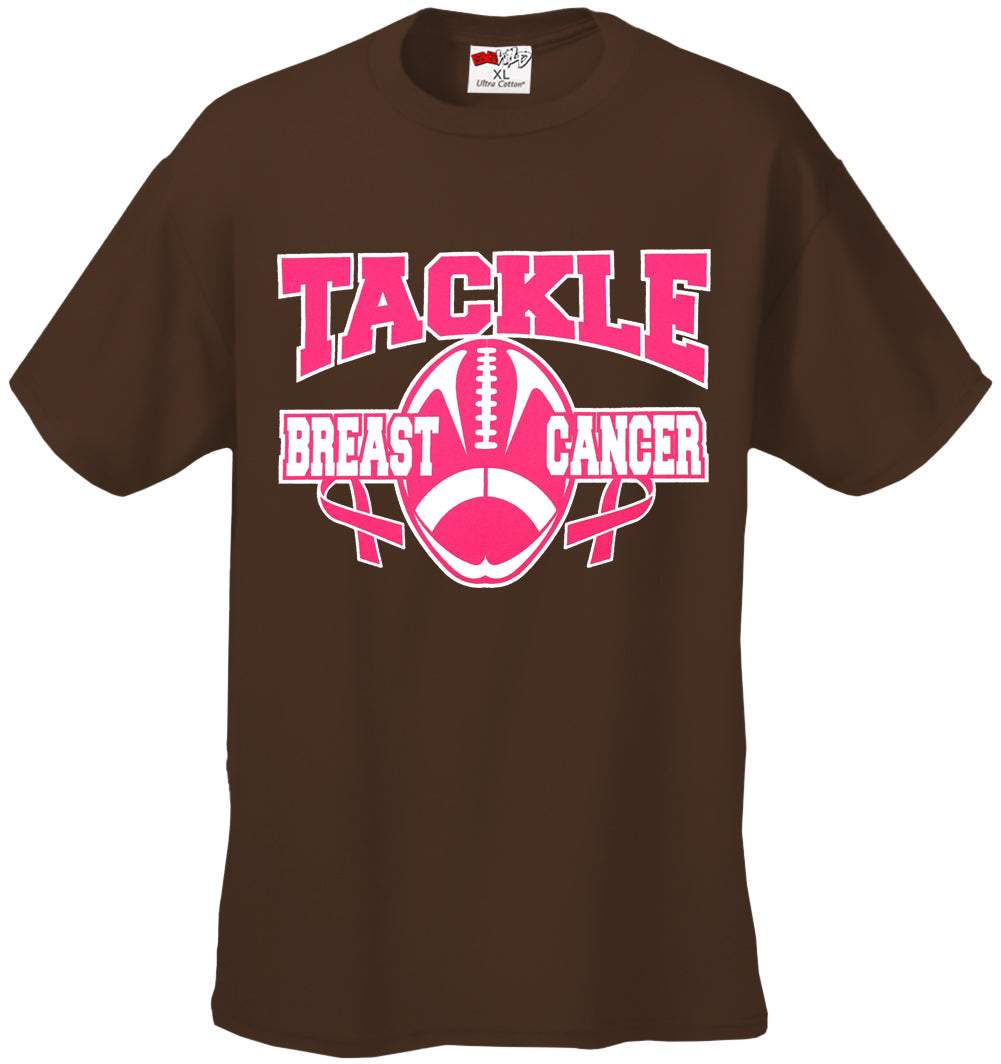 Tackle Breast Cancer Mens T-shirt