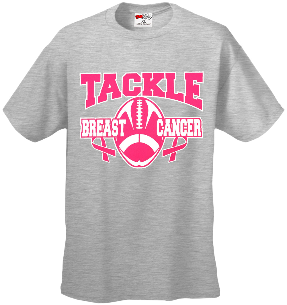 Tackle Breast Cancer Mens T-shirt