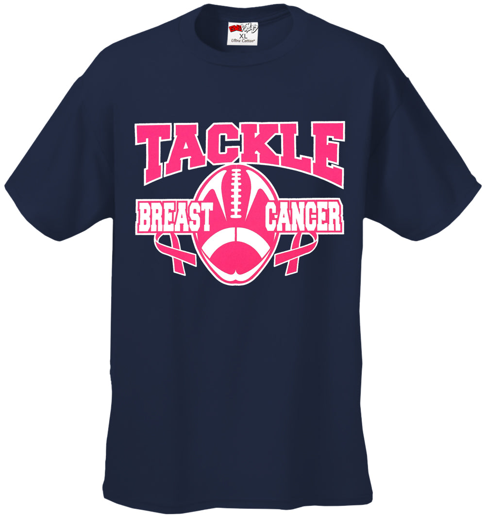 Tackle Breast Cancer Mens T-shirt