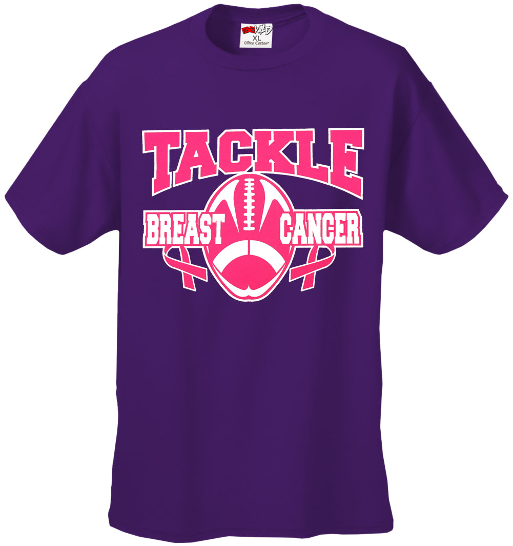 Tackle Breast Cancer Mens T-shirt