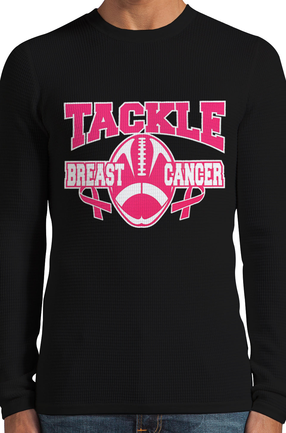 Tackle Breast Cancer Thermal Long Sleeve Shirt