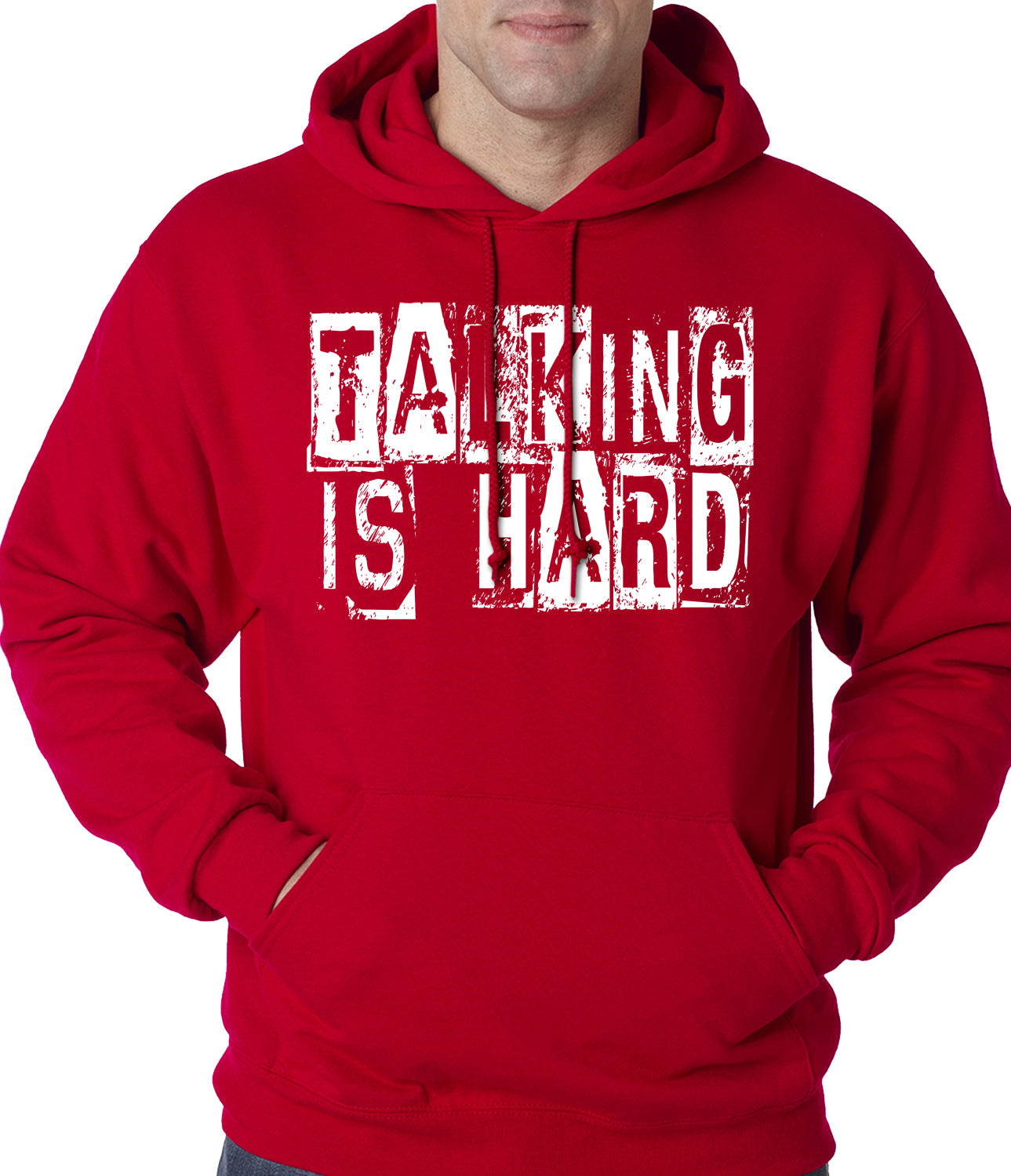 Talking Is Hard Adult Hoodie