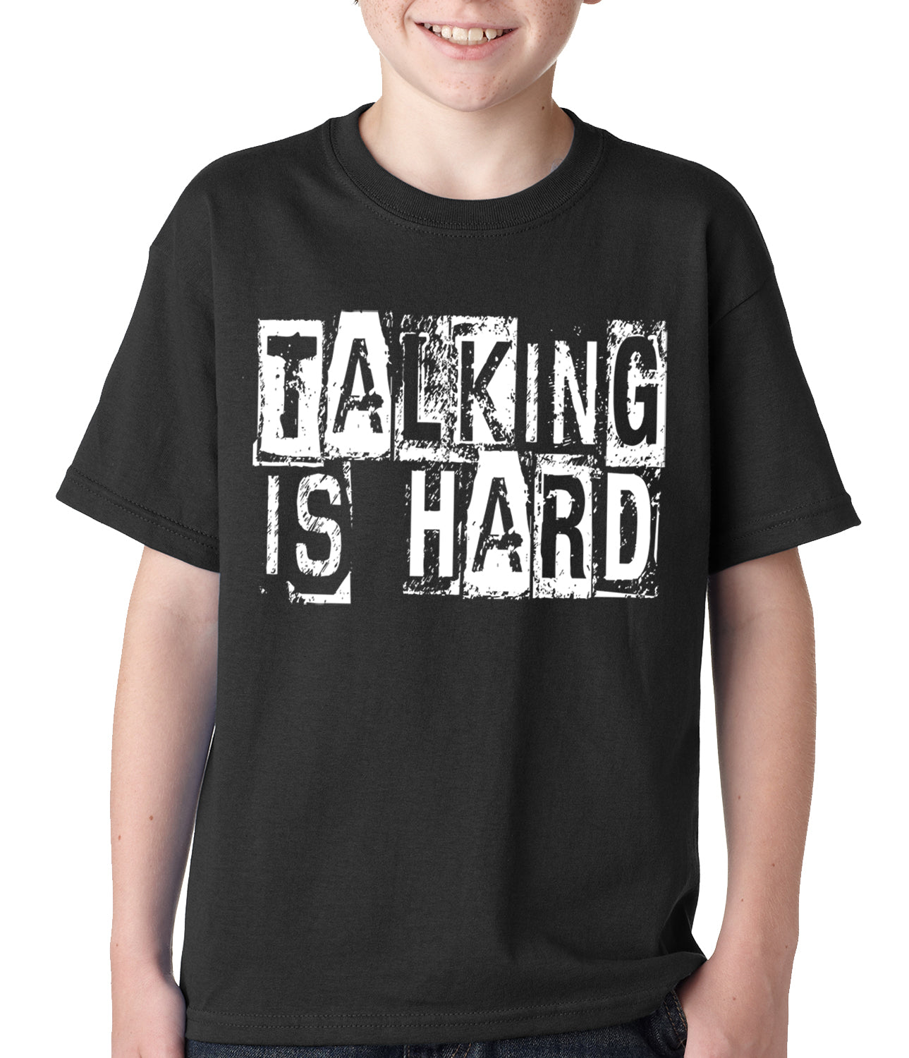 Talking Is Hard Kids T-shirt