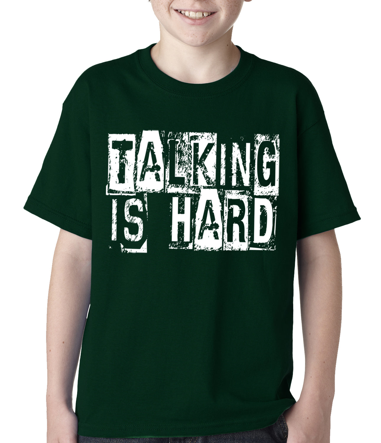 Talking Is Hard Kids T-shirt