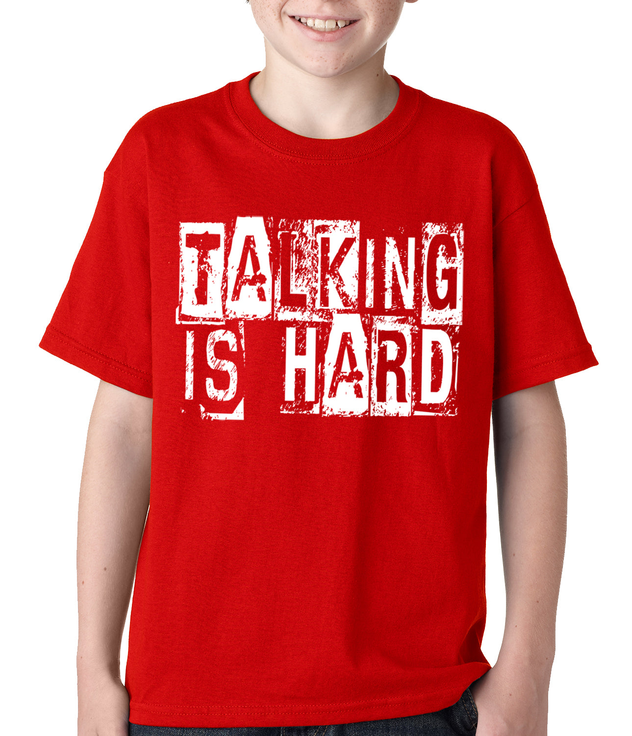 Talking Is Hard Kids T-shirt