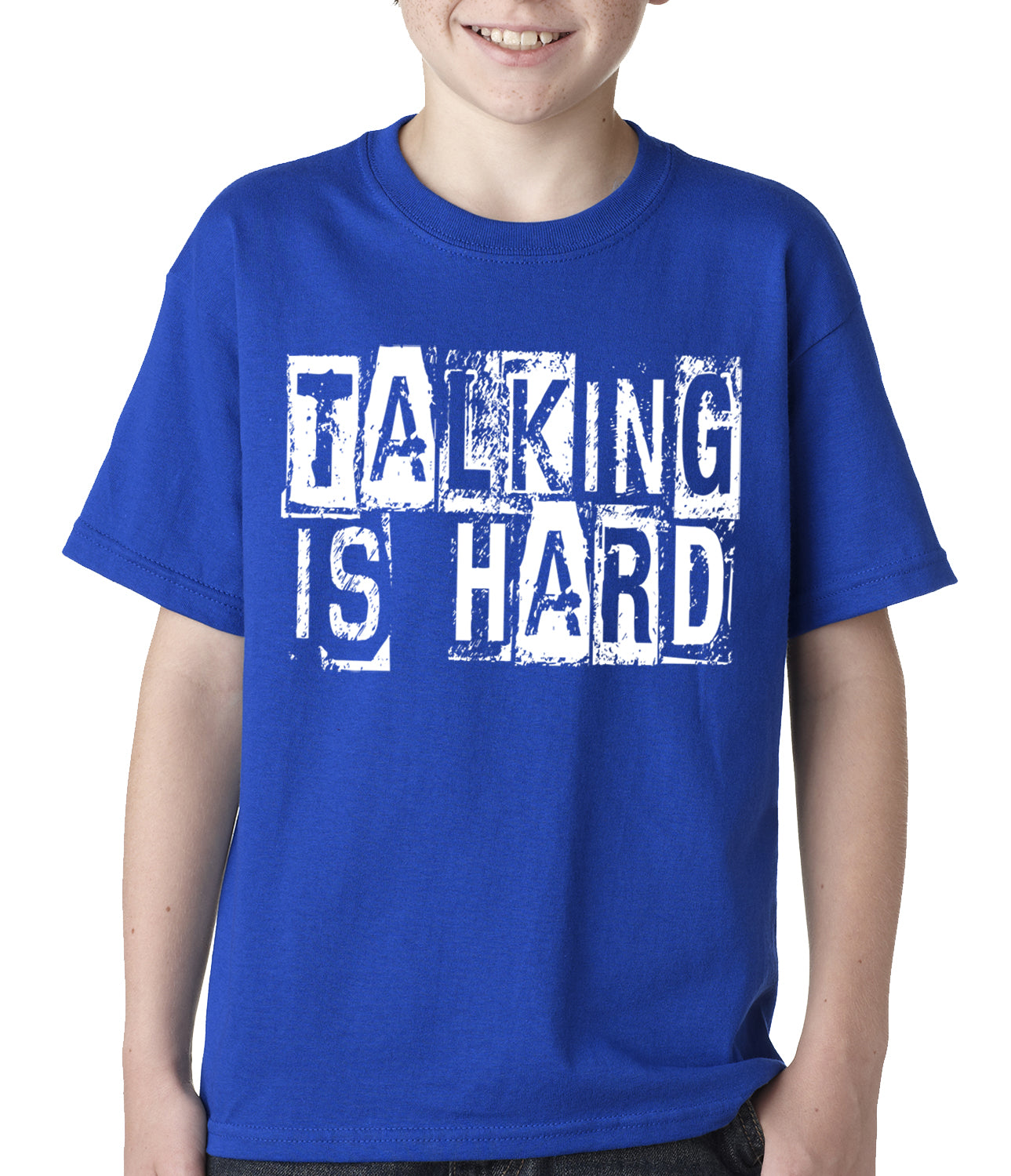Talking Is Hard Kids T-shirt