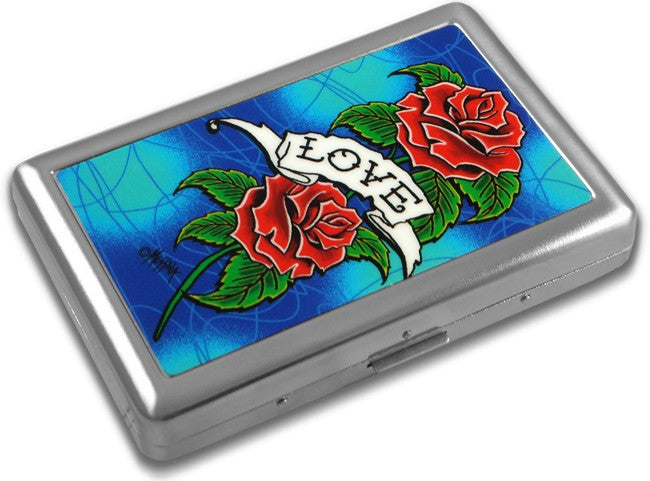 Tattoo Art Cigarette Case (For Regular Size & 100's)