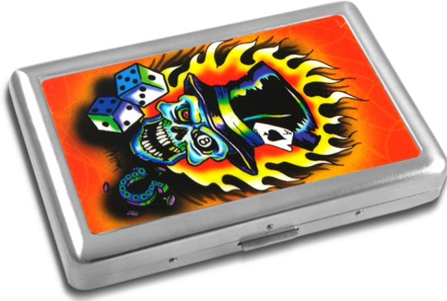 Tattoo Art Cigarette Case (For Regular Size & 100's)