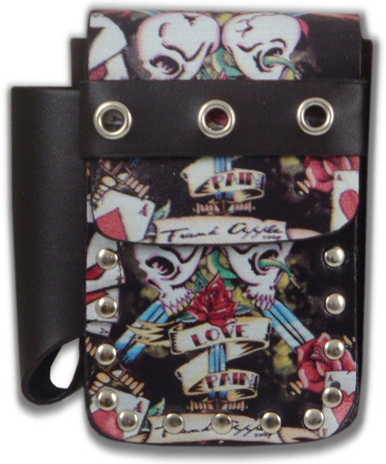 Tattoo Art Cigarette Pouch with Lighter Holder (For Regulars & 100's)